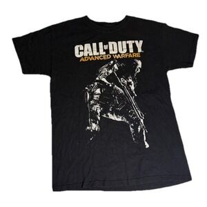 Call Of Duty Advanced Warfare Shirt Mens M Black Video Game Promo Tee Cotton